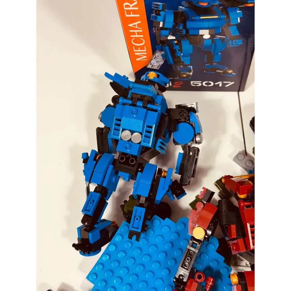 MyBuild Mecha Frame Robot Building Block Lot 7002 Ajax Keiji 2 Multi Mech